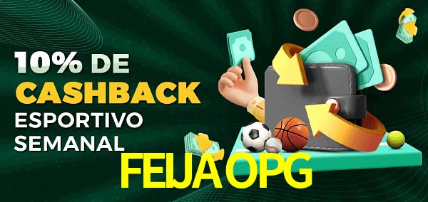 10% de bônus de cashback na FEIJAOPG